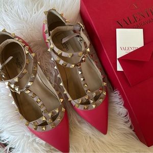 Authentic Valentino Rockstud flats